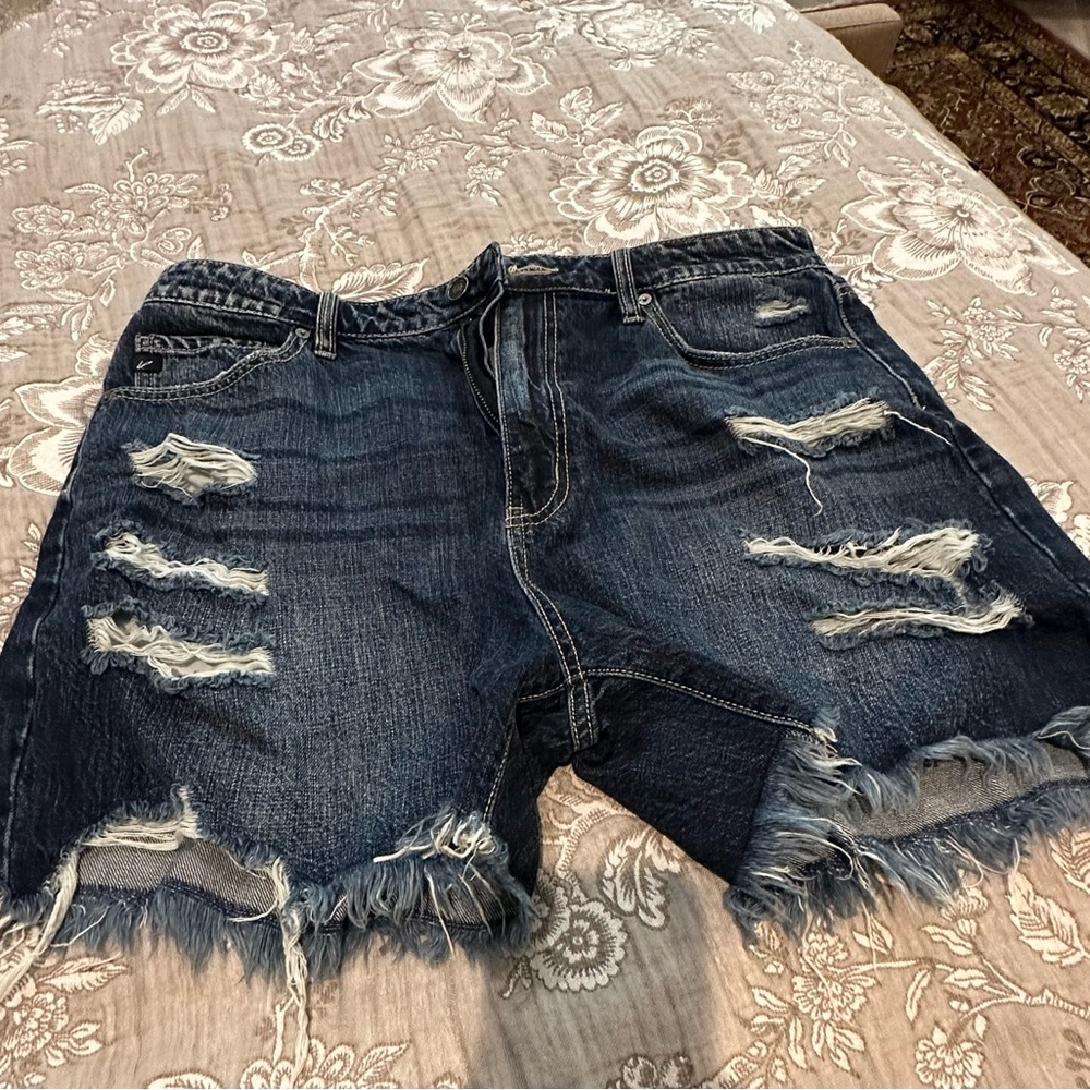 KanCan high waisted distressed shorts. Size 30 or 13. New without tag.
